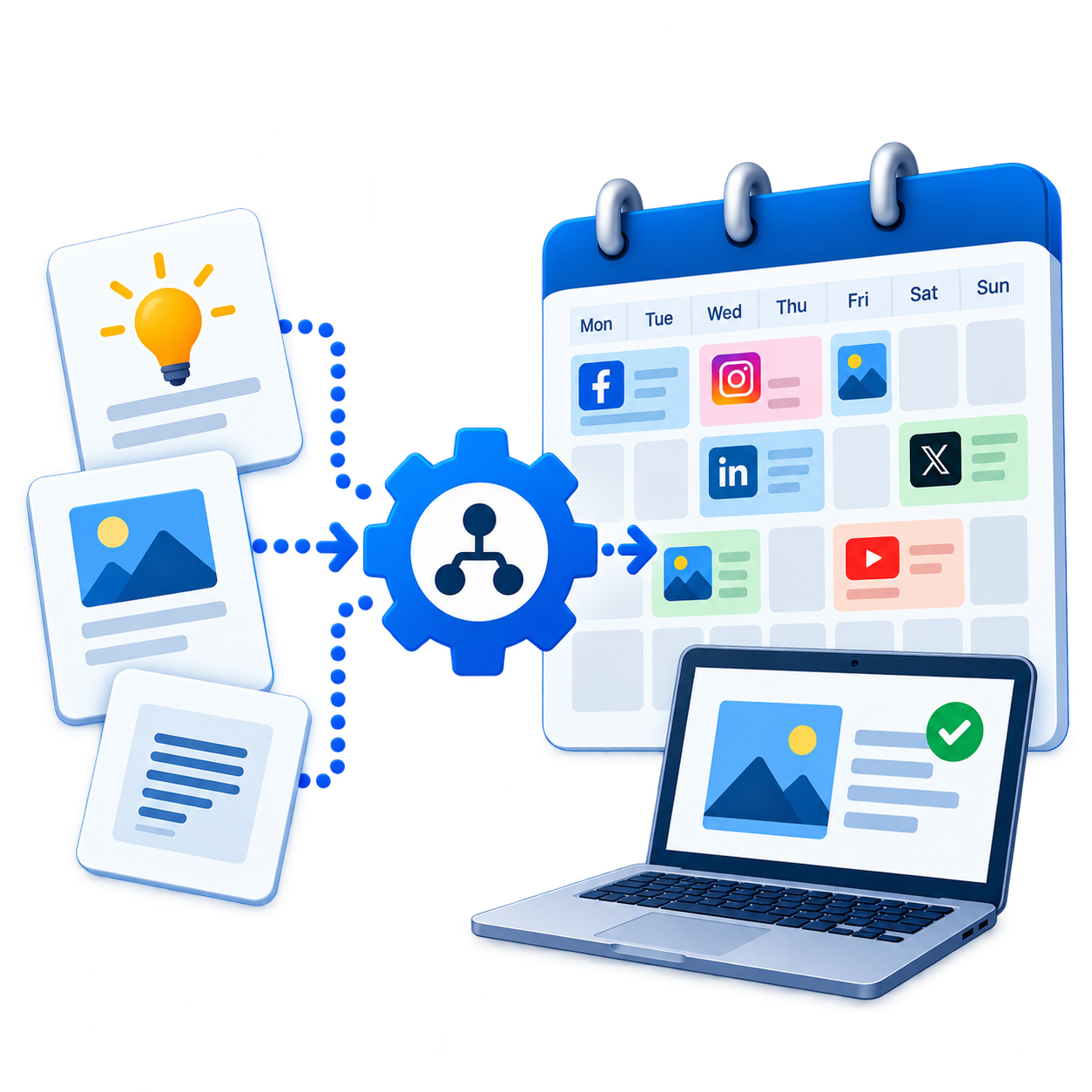 automated content calendar