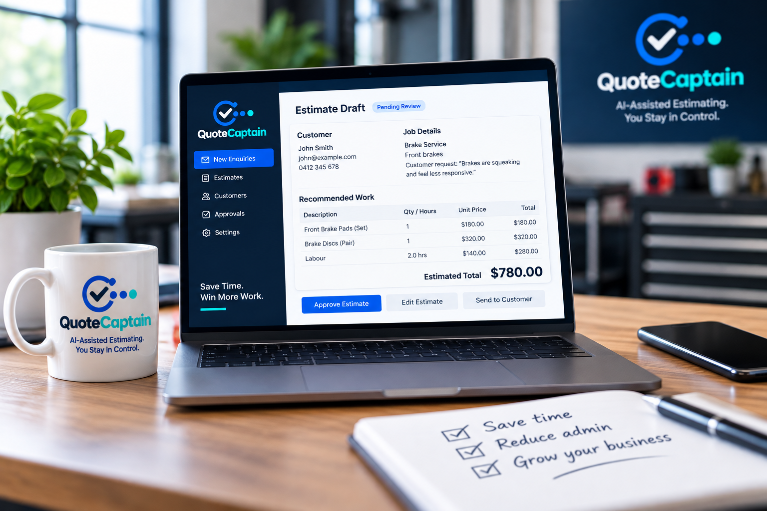 business estimating automation