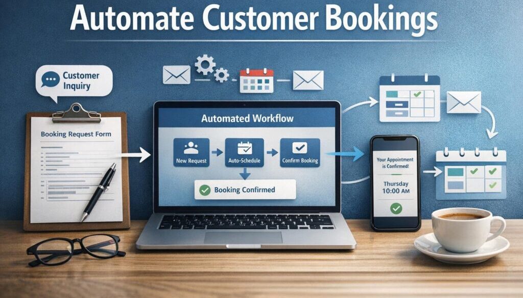 automate customer booking requests